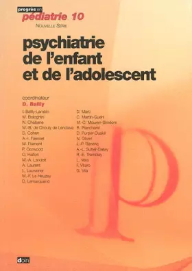 Couverture du produit · Psychiatrie de l'enfant et de l'adolescent