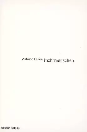 Couverture du produit · Inch' menschen: 1NHL, chants