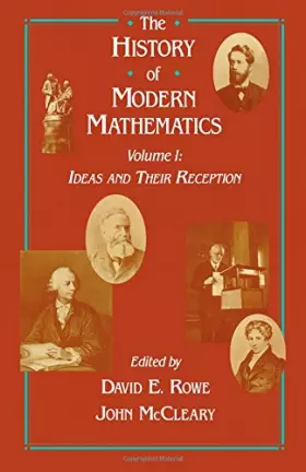 Couverture du produit · The History of Modern Mathematics: Ideas and Their Reception : Proceedings of the Sympowium on the History of Modern Mathematic