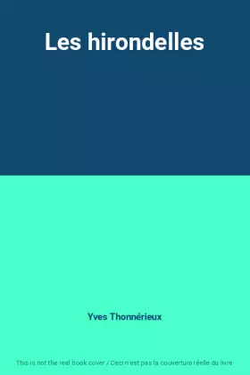 Couverture du produit · Les hirondelles