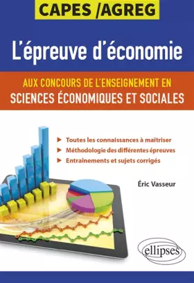 Couverture du produit · L'épreuve d'économie aux concours de l'enseignement en sciences économiques et sociales. CAPES/Agreg