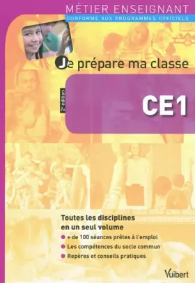Couverture du produit · Je prépare ma classe CE1 - Métier enseignant