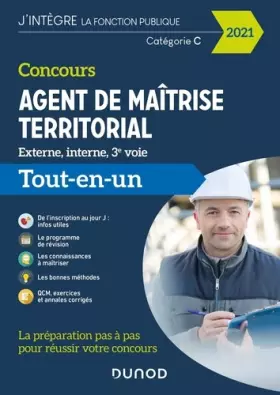 Couverture du produit · Concours Agent de maîtrise territorial 2021 (2021)