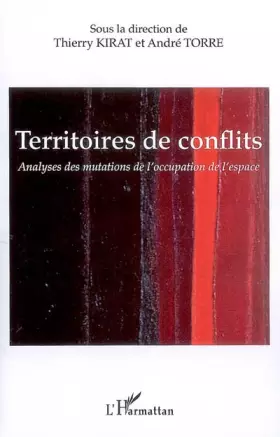 Couverture du produit · Territoires de conflits: Analyses des mutations de l'occupation de l'espace