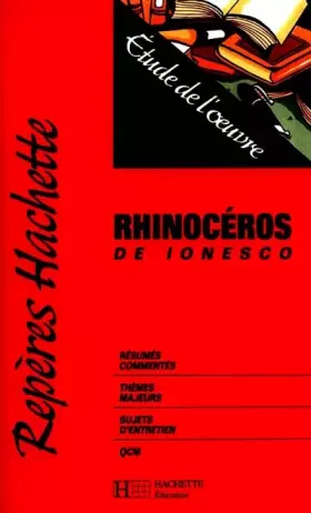 Couverture du produit · Le Rhinocéros, de Ionesco