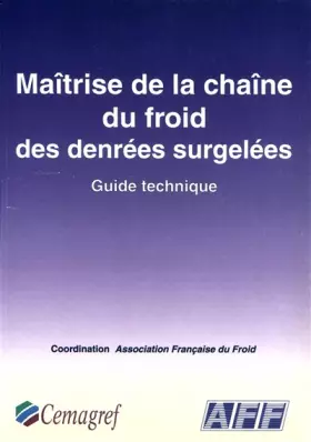 Couverture du produit · Maîtrise de la chaîne du froid des denrées surgelées