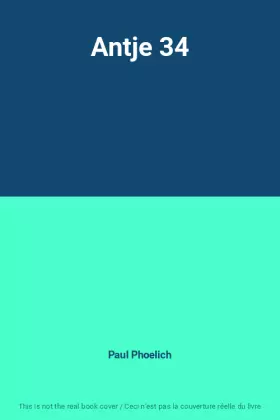 Couverture du produit · Antje 34