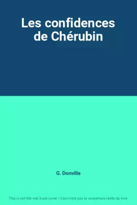 Couverture du produit · Les confidences de Chérubin