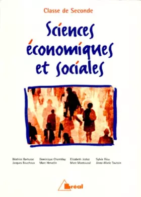 Couverture du produit · Sciences économiques et sociales. Seconde