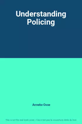 Couverture du produit · Understanding Policing