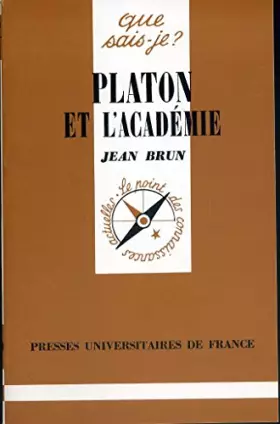Couverture du produit · Platon et l'Académie