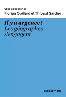 Couverture du produit · Il y a urgence ! Les géographes s'engagent