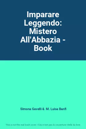 Couverture du produit · Imparare Leggendo: Mistero All'Abbazia - Book