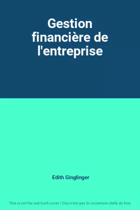 Couverture du produit · Gestion financière de l'entreprise