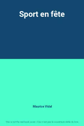 Couverture du produit · Sport en fête