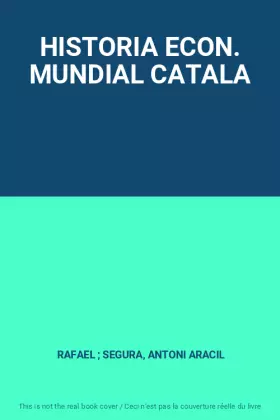 Couverture du produit · HISTORIA ECON. MUNDIAL CATALA