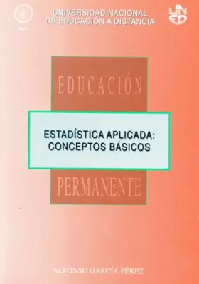 Couverture du produit · Estadística aplicada: conceptos básicos