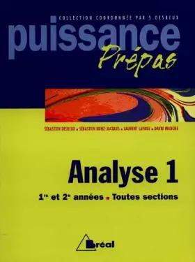 Couverture du produit · ANALYSE. Tome 1