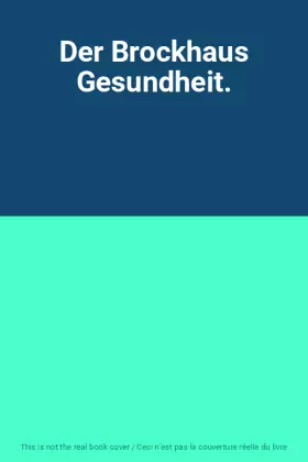 Couverture du produit · Der Brockhaus Gesundheit.