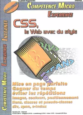 Couverture du produit · CSS : Le web avec du style