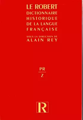 Couverture du produit · Dictionnaire historique de la langue française