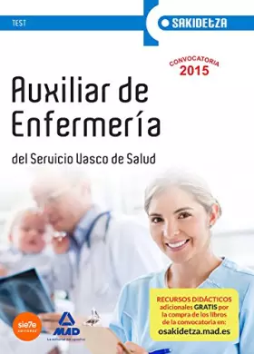 Couverture du produit · Auxiliar de Enfermería de Osakidetza-Servicio Vasco de Salud. Test