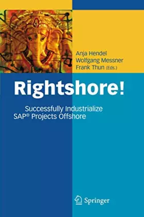 Couverture du produit · Rightshore!: Successfully Industrialize SAP Projects Offshore