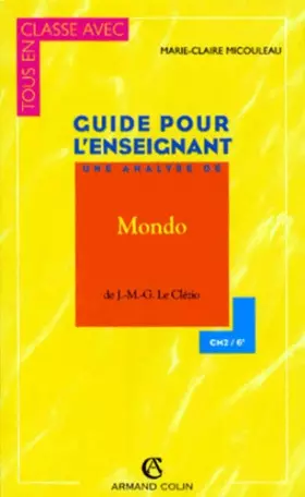 Couverture du produit · MONDO (Ancienne Edition)