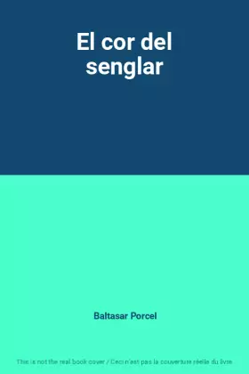 Couverture du produit · El cor del senglar