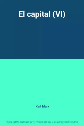 Couverture du produit · El capital (VI)