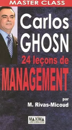Couverture du produit · Carlos Ghosn - 24 Leçons de management