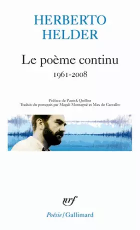 Couverture du produit · Le poème continu: Somme anthologique (1961-2008)