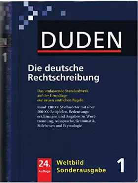 Couverture du produit · Duden - Die deutsche Rechtschreibung (Livre en allemand)