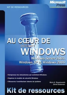 Couverture du produit · Au coeur de Windows