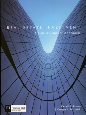 Couverture du produit · Real Estate Investment: A Capital Market Approach