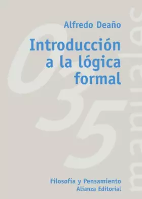 Couverture du produit · Introduccion a la logica formal / Introduction to the Formal Logic