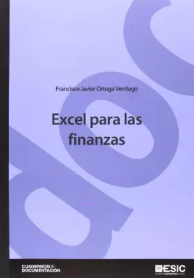 Couverture du produit · Excel para las finanzas