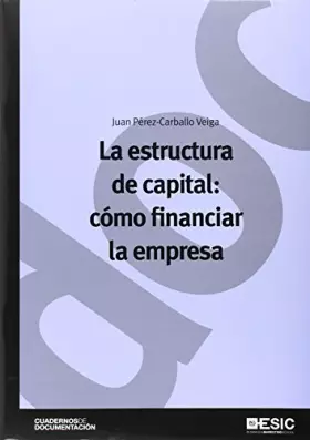 Couverture du produit · La estructura de capital: cómo financiar la empresa