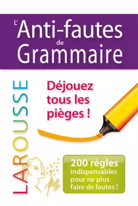 Couverture du produit · Anti-fautes de grammaire