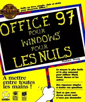 Couverture du produit · Office 97 pour Windows pour les nuls