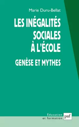Couverture du produit · Les Inégalités sociales à l'école
