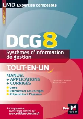 Couverture du produit · DCG 8 - Systèmes d'information de gestion Manuel et applications