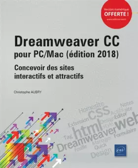 Couverture du produit · Dreamweaver CC pour PC/Mac : Concevoir des sites interactifs et attractifs