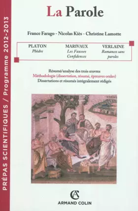 Couverture du produit · La Parole - Prépas scientifiques - Programme 2012-2013
