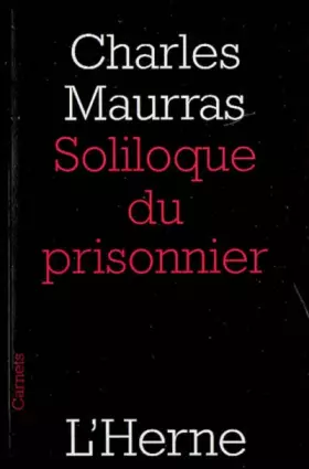 Couverture du produit · soliloque du prisonnier
