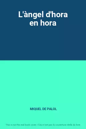 Couverture du produit · L'àngel d'hora en hora