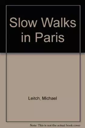 Couverture du produit · Slow Walks in Paris