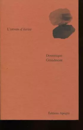 Couverture du produit · L'enfer d'ecrire