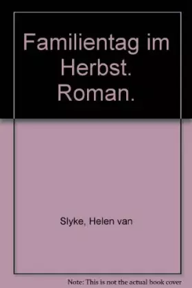 Couverture du produit · Familientag im Herbst. Roman.