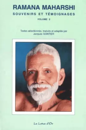 Couverture du produit · Ramana Maharshi, tome 2 : Souvenirs et témoignages